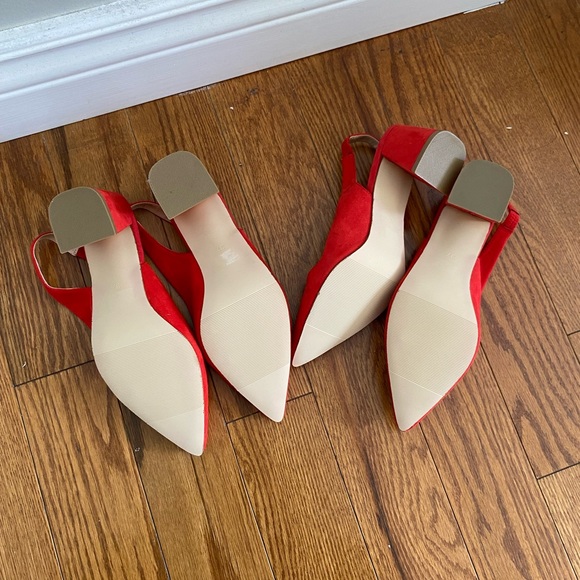 DYNAMITE Slingback Kitten Heels - Picture 5 of 8